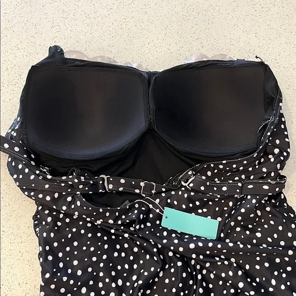 Swimsuit One Piece by Aqua Eve Size 20W NWT - Picture 11 of 13